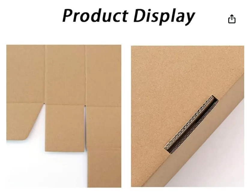 Caixa de Envio de Papelão Corrugado Rosa com Logotipo Personalizado