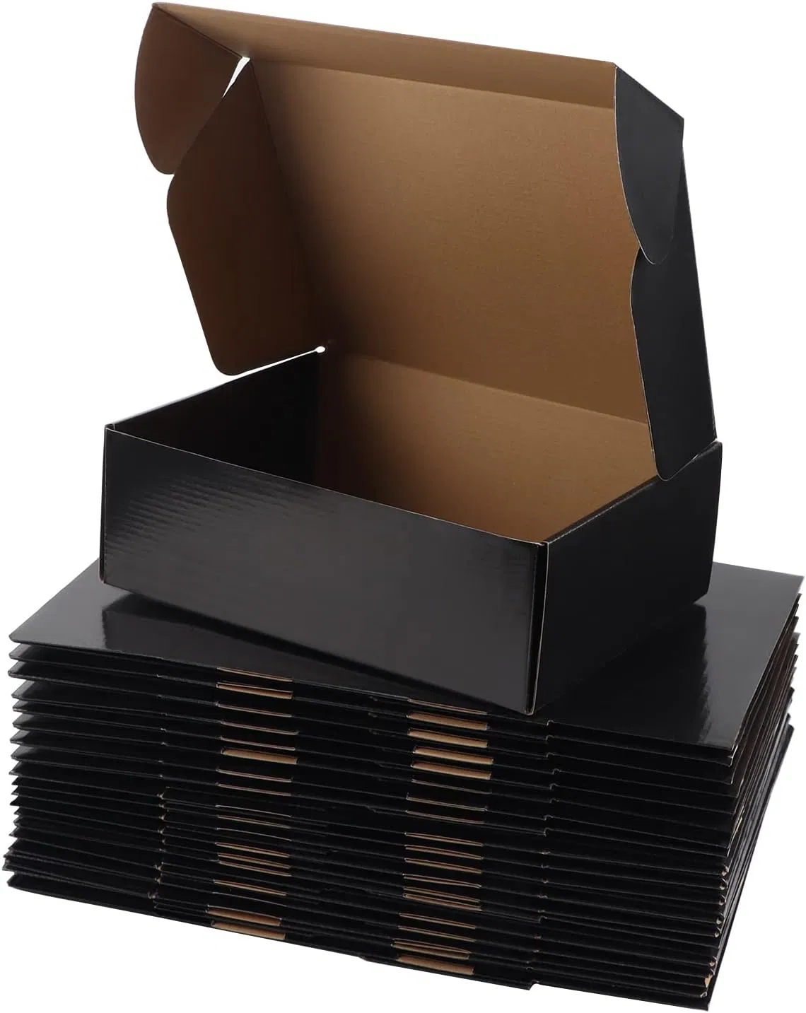Caixa de Papel de Avião Versátil para Embalagem de Sapatos e Roupas - Impressão Personalizada de Alta Qualidade com Logotipo em Caixa de Papelão Kraft Marrom Ecológica
