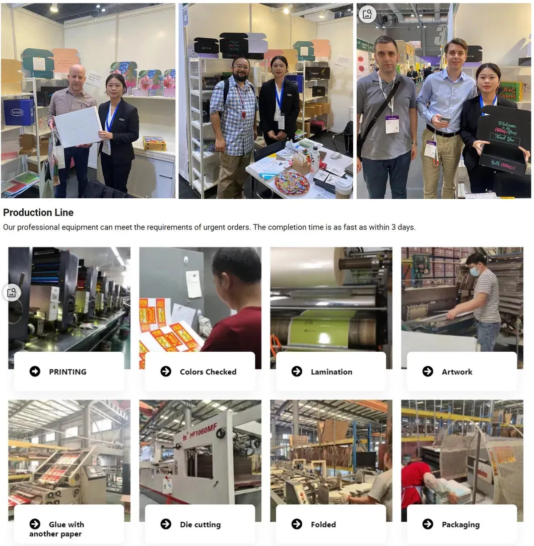 Linha de produção de caixas