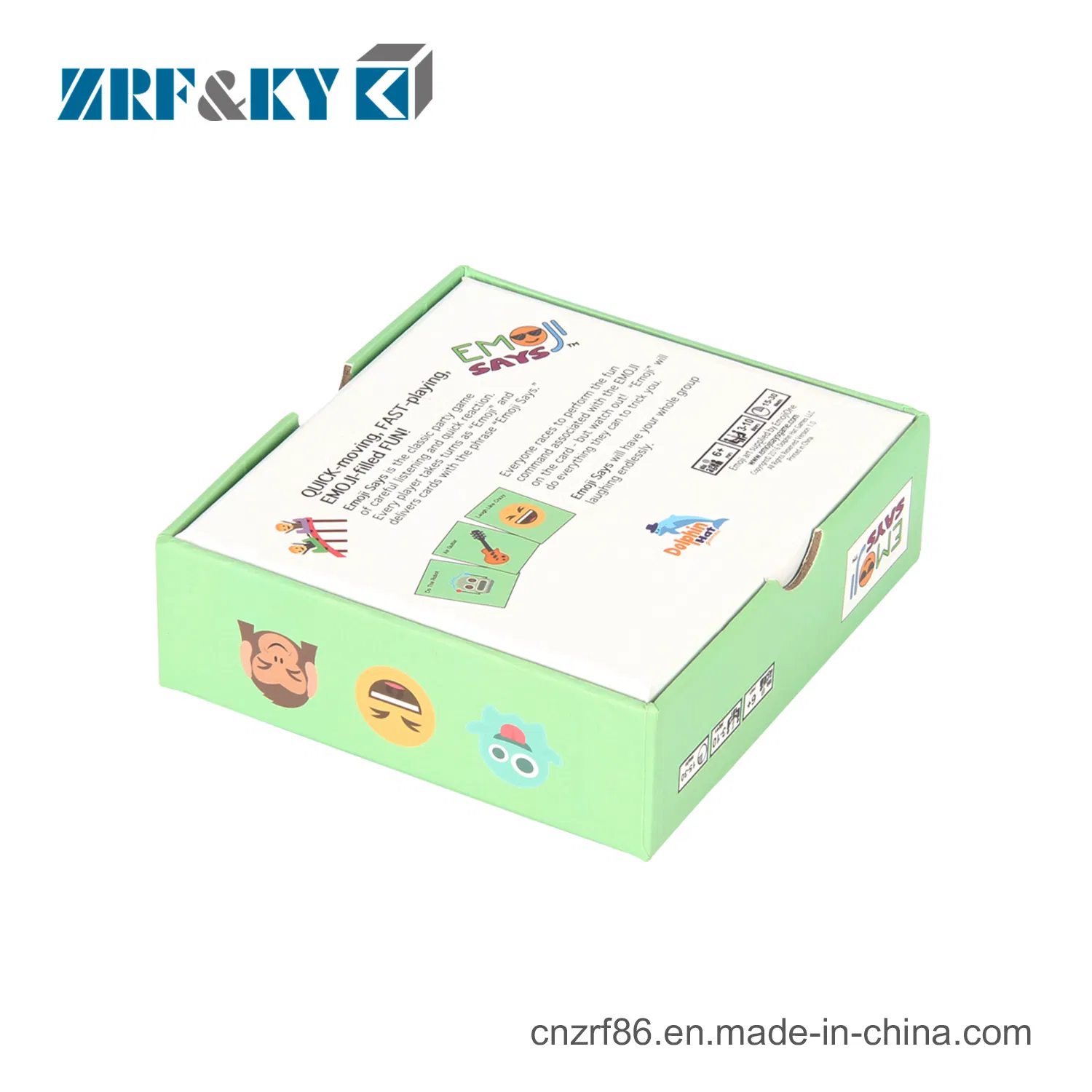 Caixas de Jogo para Cartas de Papelão para Crianças