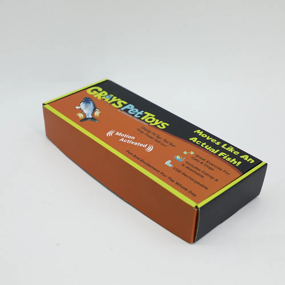 Caixa de Embalagem de Papelão Corrugado com Janela de PVC Transparente Personalizada para Talheres Acessórios