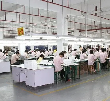 Linha de corte de tecido