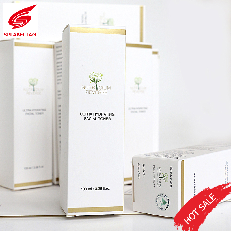 Embalagem de presente de luxo personalizada para perfume, cosméticos, medicamentos, frascos de óleo essencial, caixa de papelão corrugado de kraft dobrável