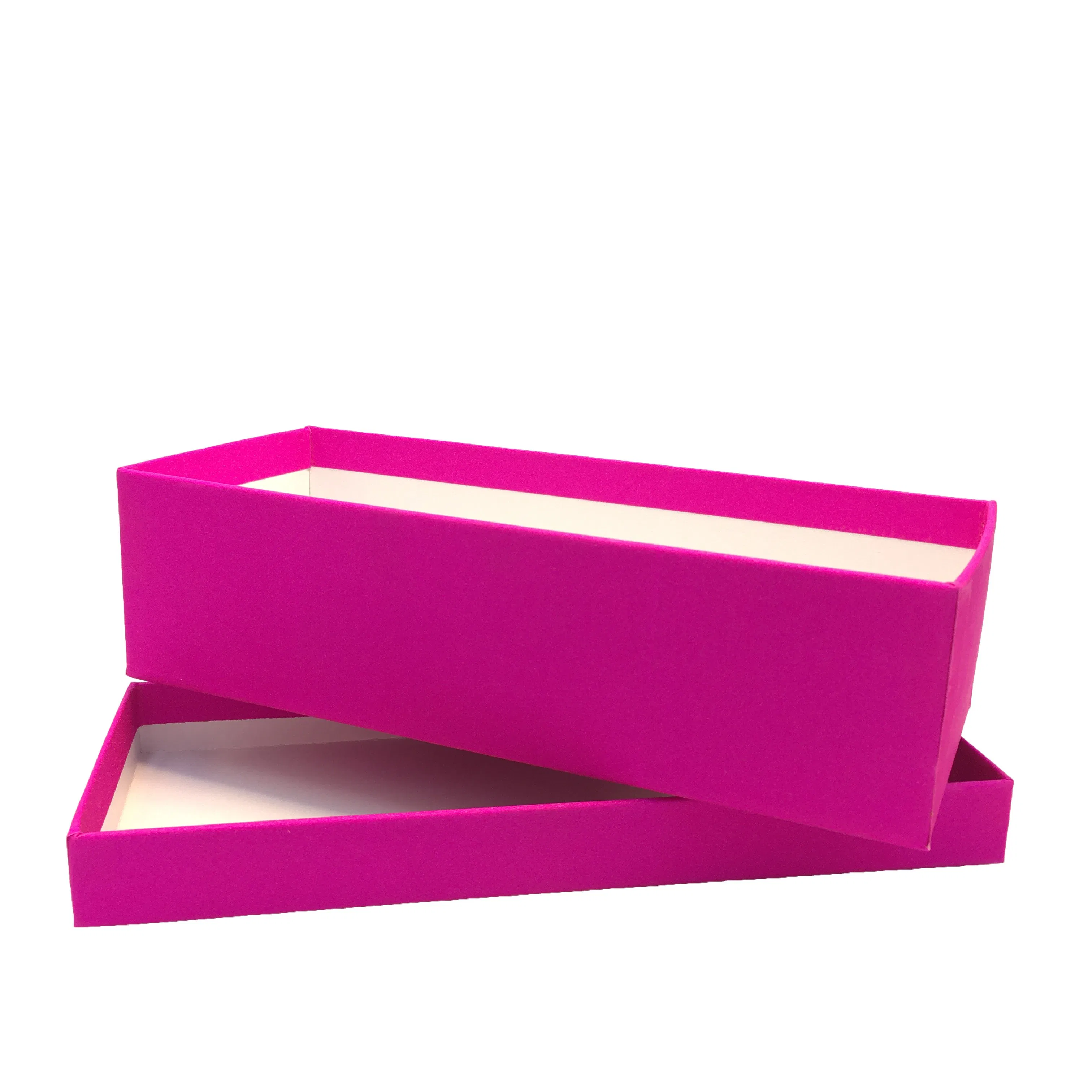 Caixa de presente feminina personalizada em papel brilhante para cosméticos, caixa de luxo com tampa e base personalizadas