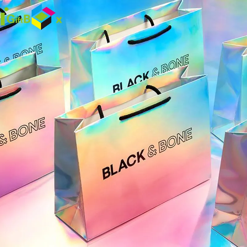 Caixa de presente de papelão rígido dobrável personalizada de luxo preta impressa, embalagem de perfume com fecho magnético