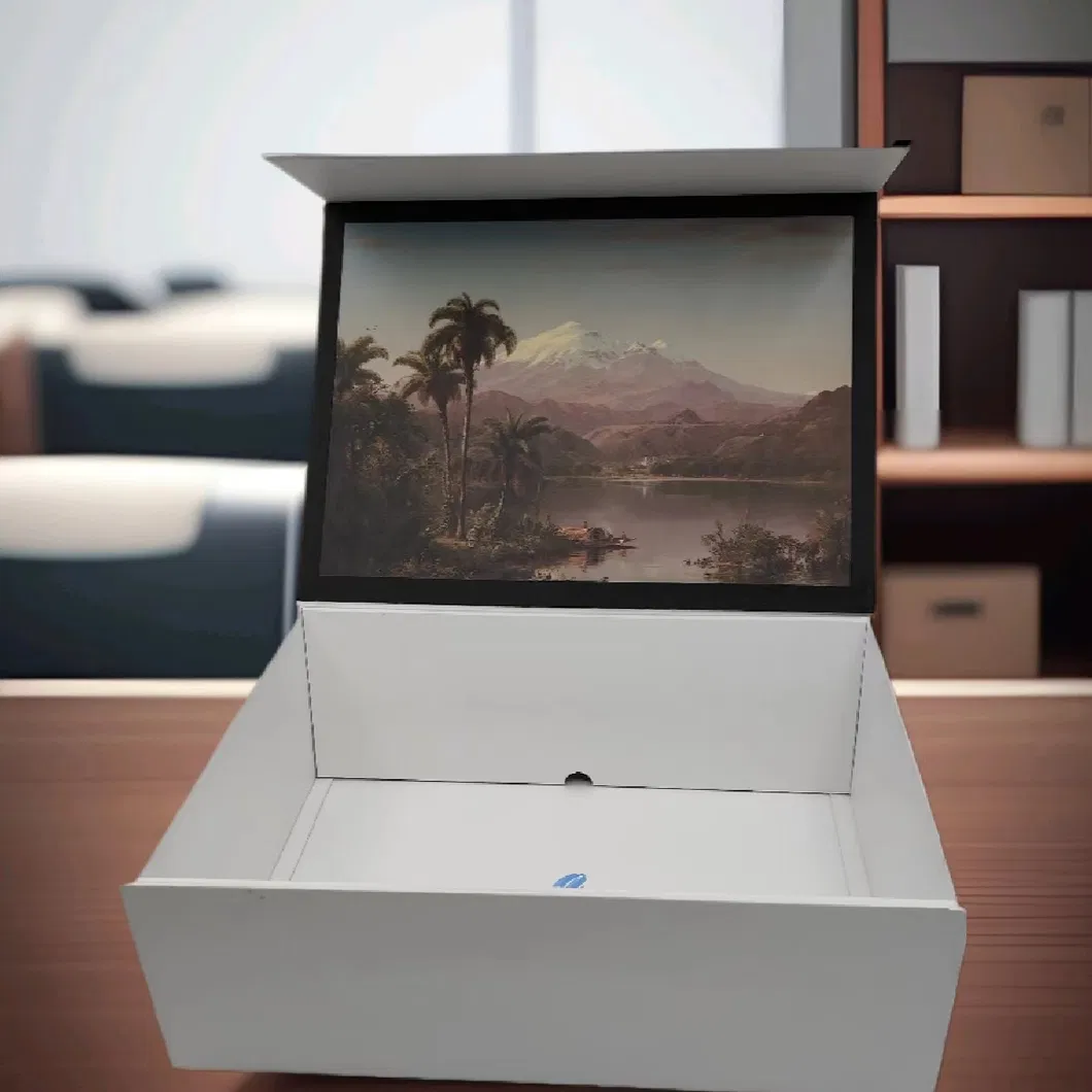Caixa de Presente Personalizada A4 Caixas de Presente Rígidas Dobráveis de Papel com Fechamento Magnético e Laço