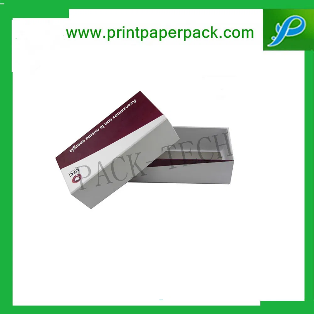 Embalagens de papel de tampa e base de qualidade excelente para varejo personalizadas