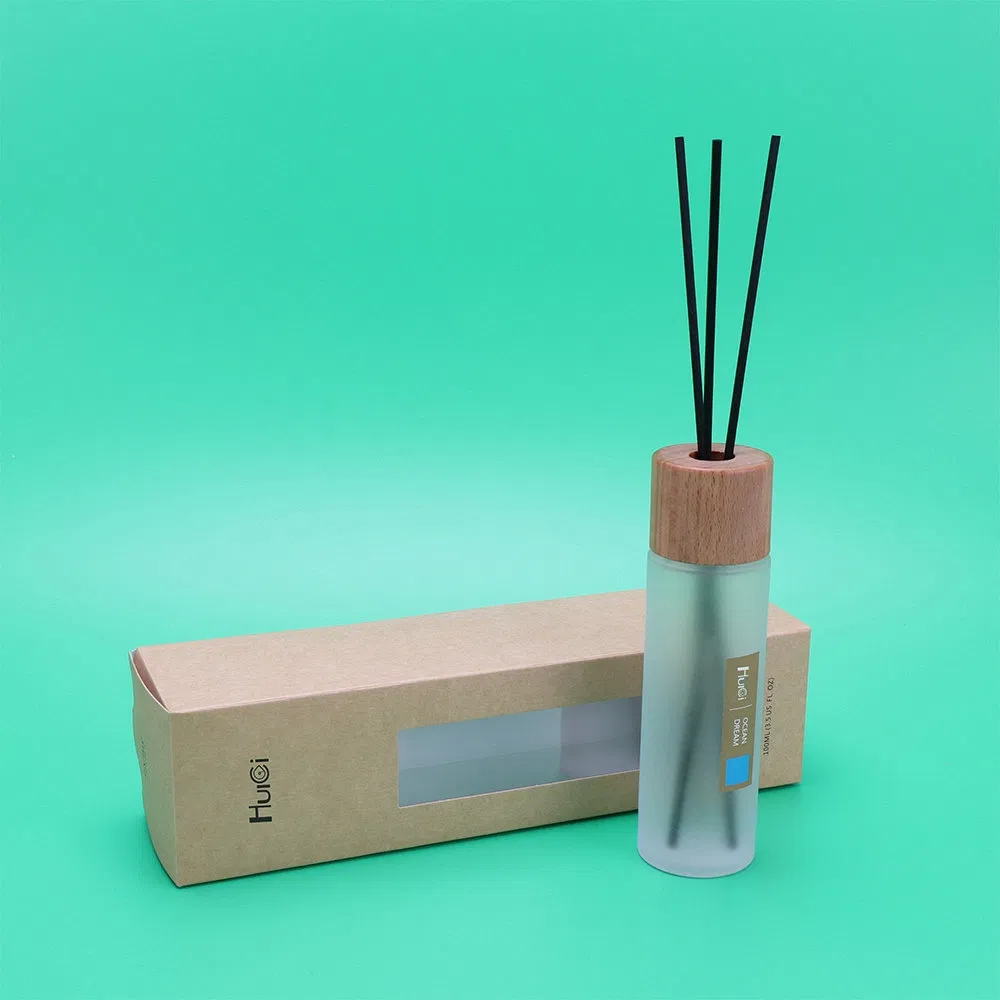 Custom Luxury Retail Cardboard Candle Perfume Reed Diffuser Display Gift Paper Box with Sleeve