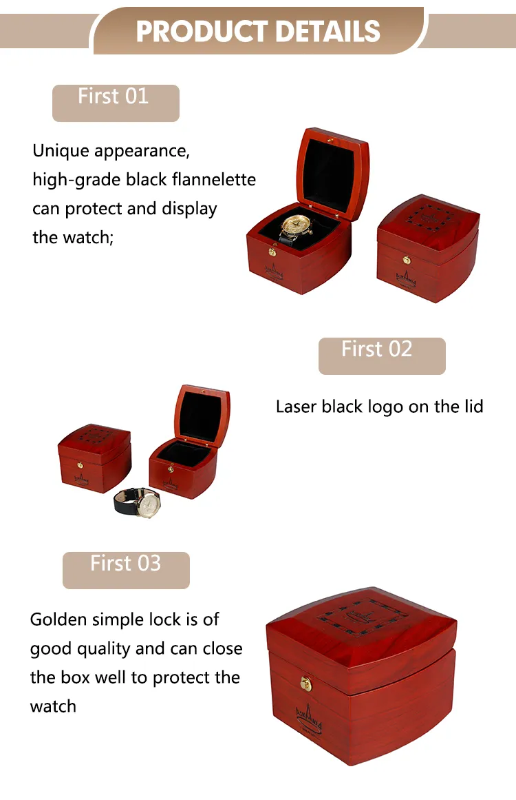 Caixa de Relógio Winder de Madeira Luxuosa para Homens Personalizada Individualmente, Estojo para Relógio de Madeira Sólida de Noz, Armazenamento para Rolex Omega Patek