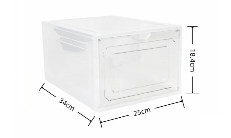 Caixa de Sapato Transparente Empilhável - Introdução ao produto