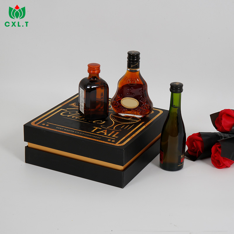 Embalagem de papel para frasco de óleo, embalagem de presente misterioso, caixa de perfume