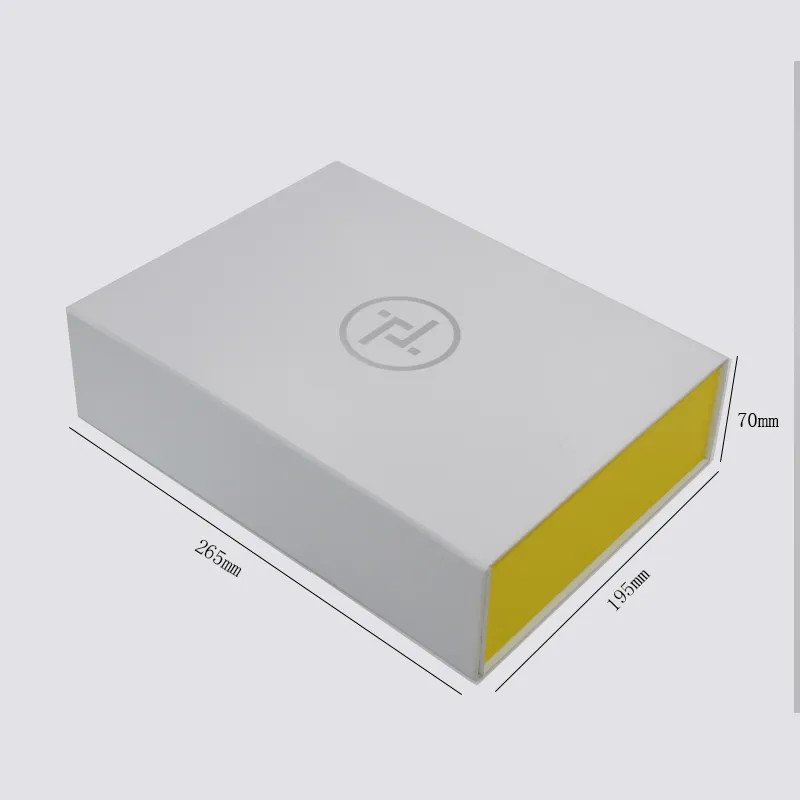 Caixa de presente de papel rígido de luxo personalizada