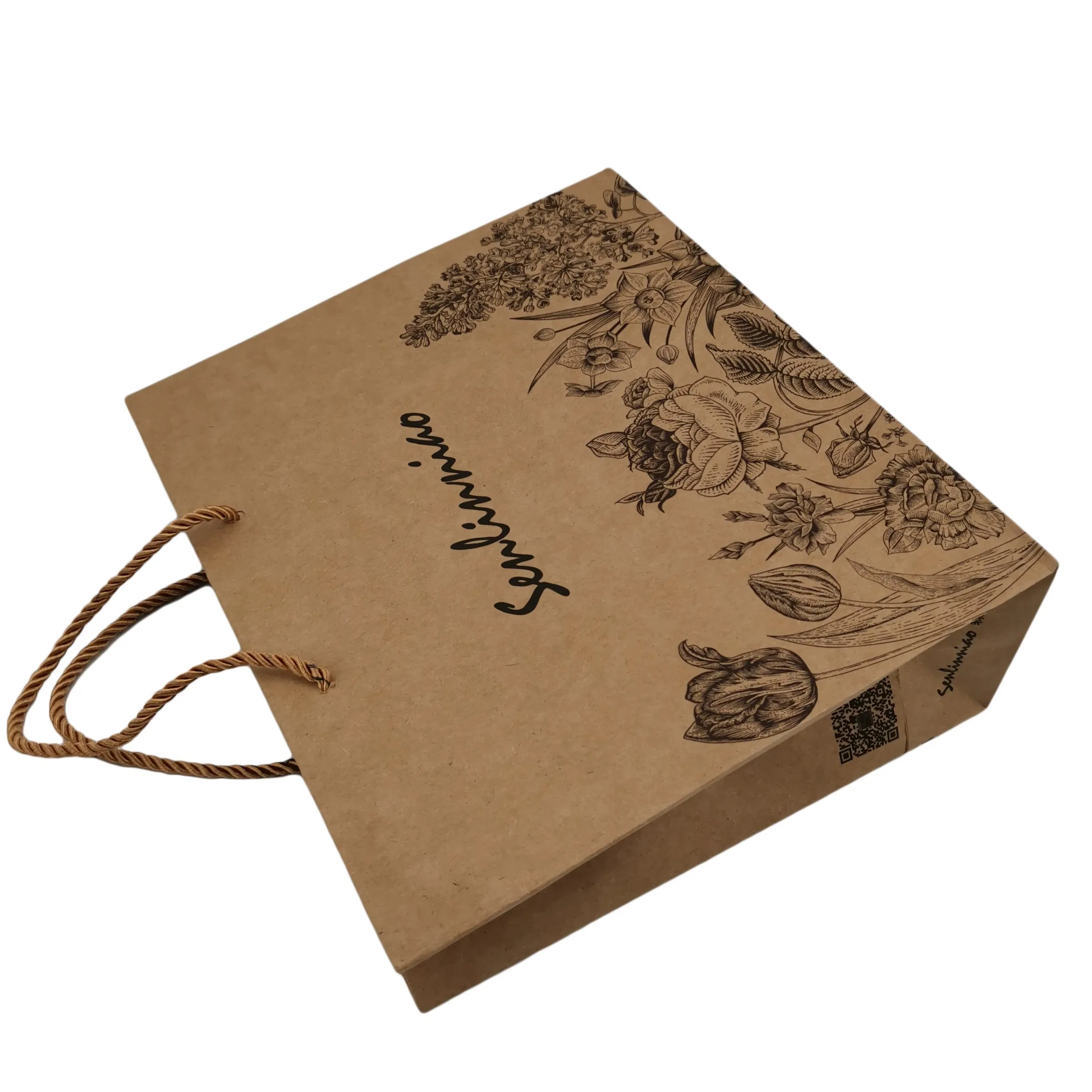 Bolsas de Papel de Luxo Lipack Boutique para Compras de Roupas, Embalagens de Papel Personalizadas para Loja de Roupas