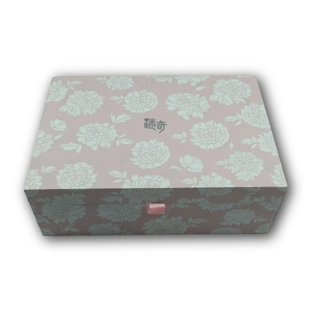 Conjunto de presente de embalagem de papel para cuidados com a pele de luxo, caixa de embalagem em relevo para produtos de beleza de alta qualidade