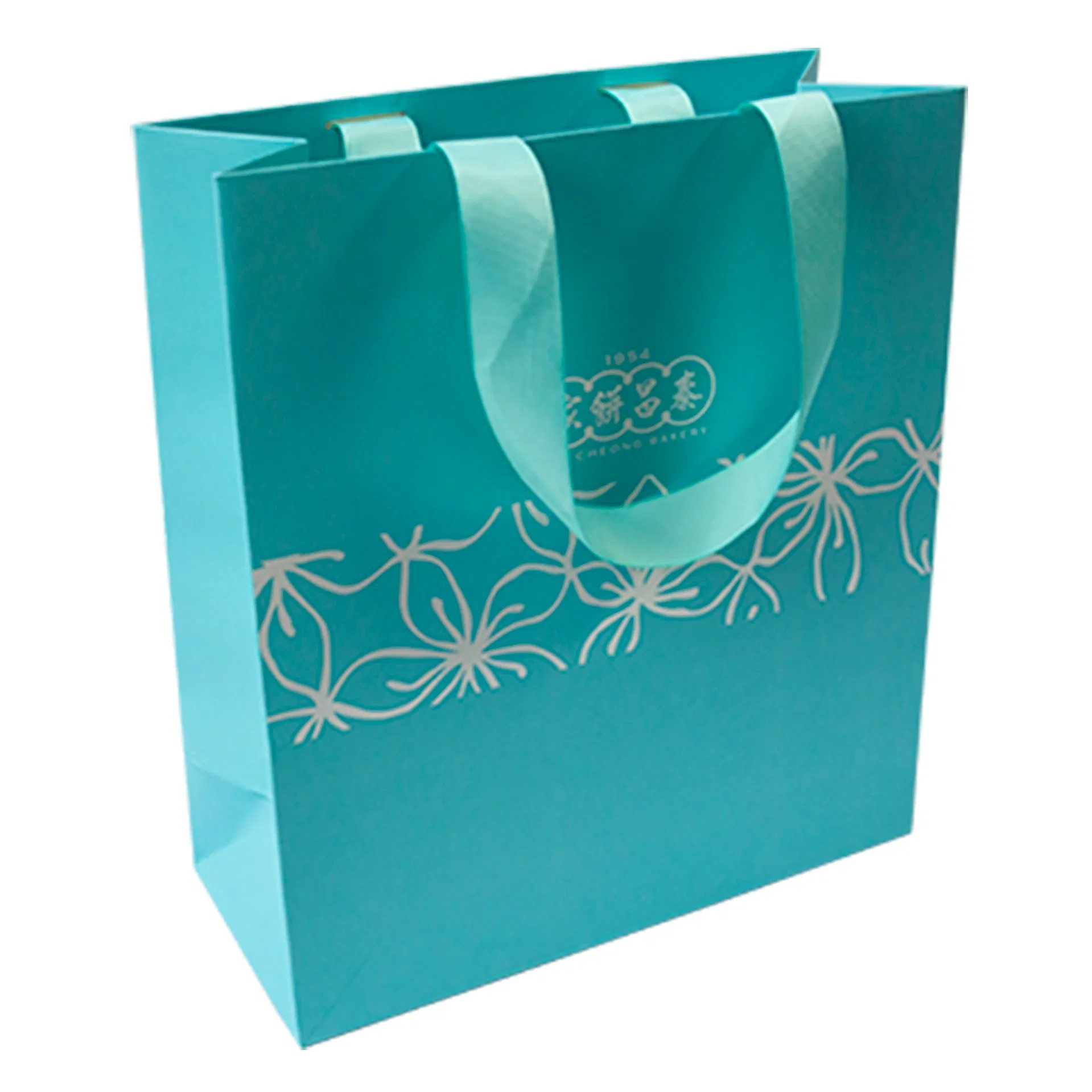 Design de Luxo Personalizado Logotipo Impresso Sacola de Papel Kraft para Presentes