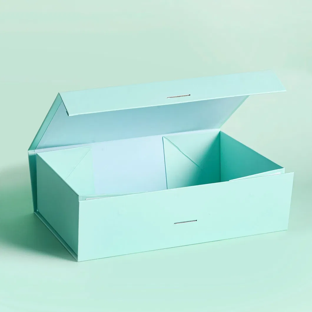 Caixa de Embalagem de Papel Magnético Dobrável de Papelão Rígido para Cosméticos