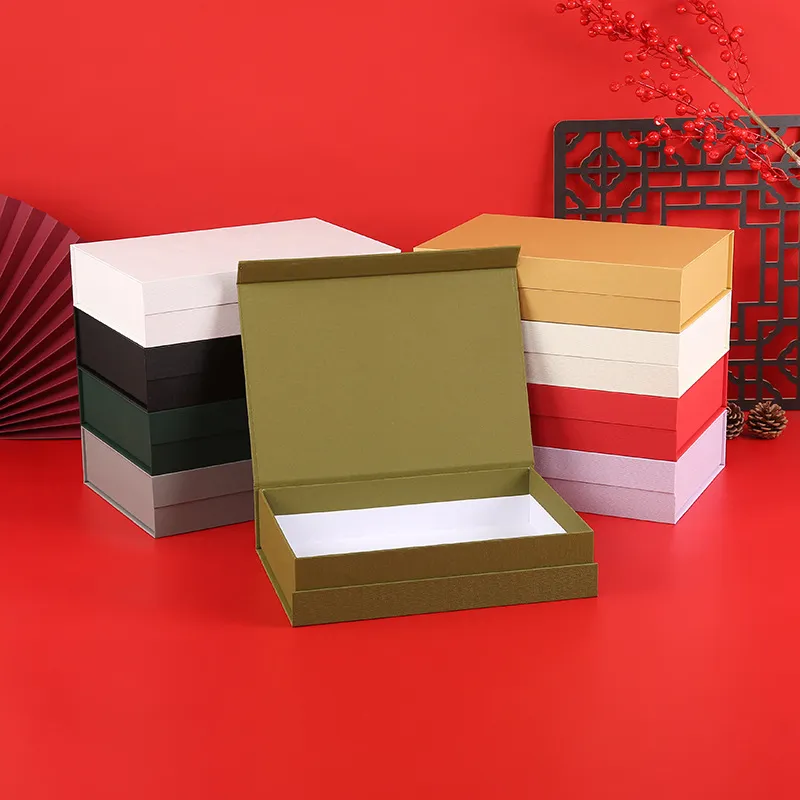 Caixa de presente em forma de livro falso de papelão personalizada para embalagem de produtos