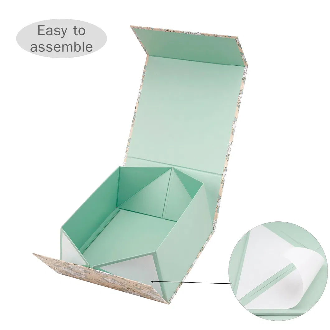Caixa de presente de papel rígido de luxo personalizada