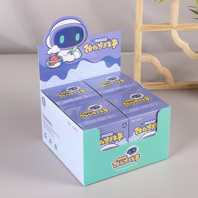 Caixa de Exibição de Estrutura Personalizada para Balcão Expositora de Cartão de Papelão