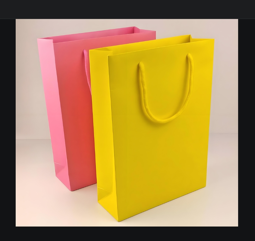 Saco de compras de papel kraft personalizado com logotipo impresso, embalagem de presente em caixa de papelão, bolsa de transporte