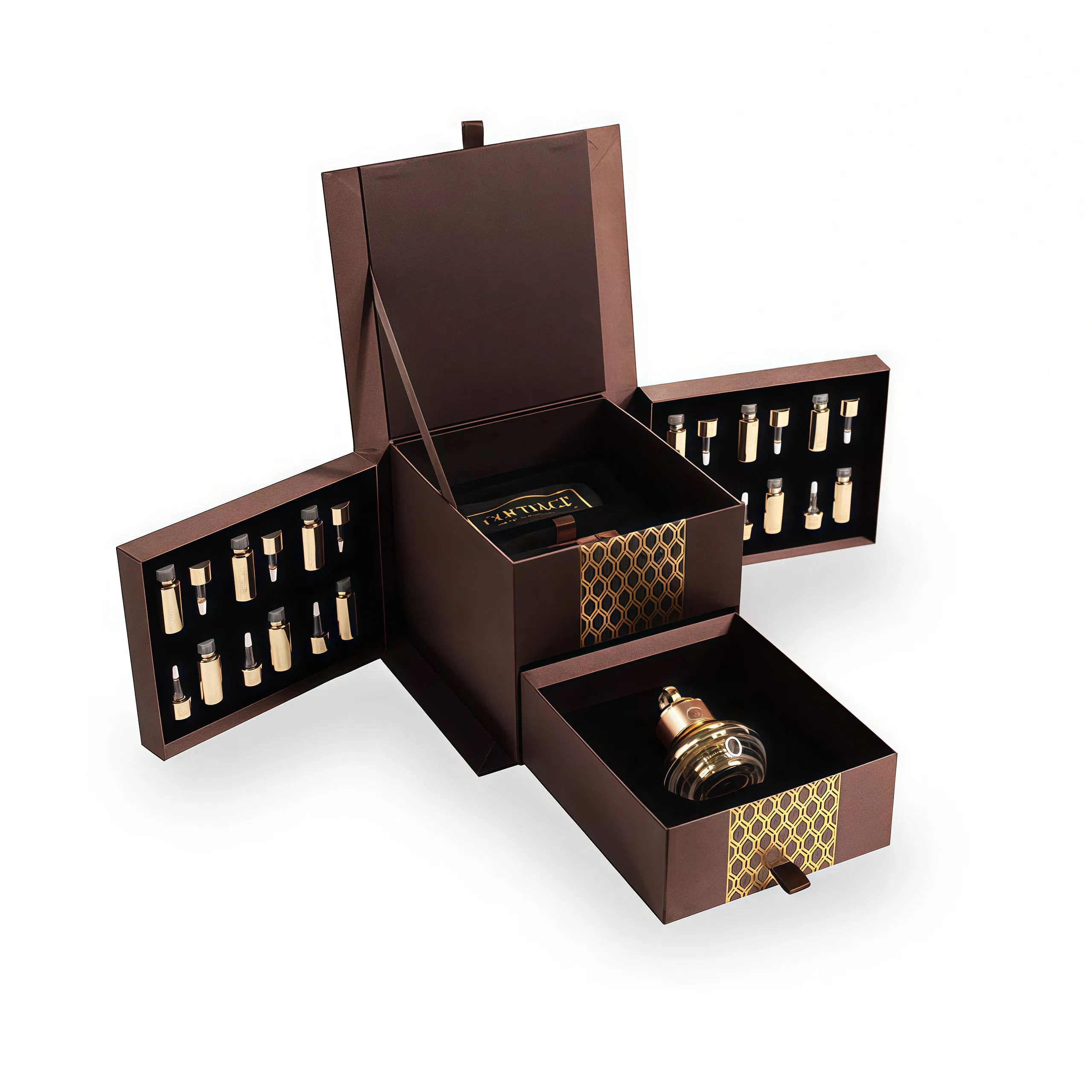 Caixas de presente magnéticas de papelão reciclável personalizadas, ecológicas e de alta qualidade para cosméticos, perfumes e chocolates