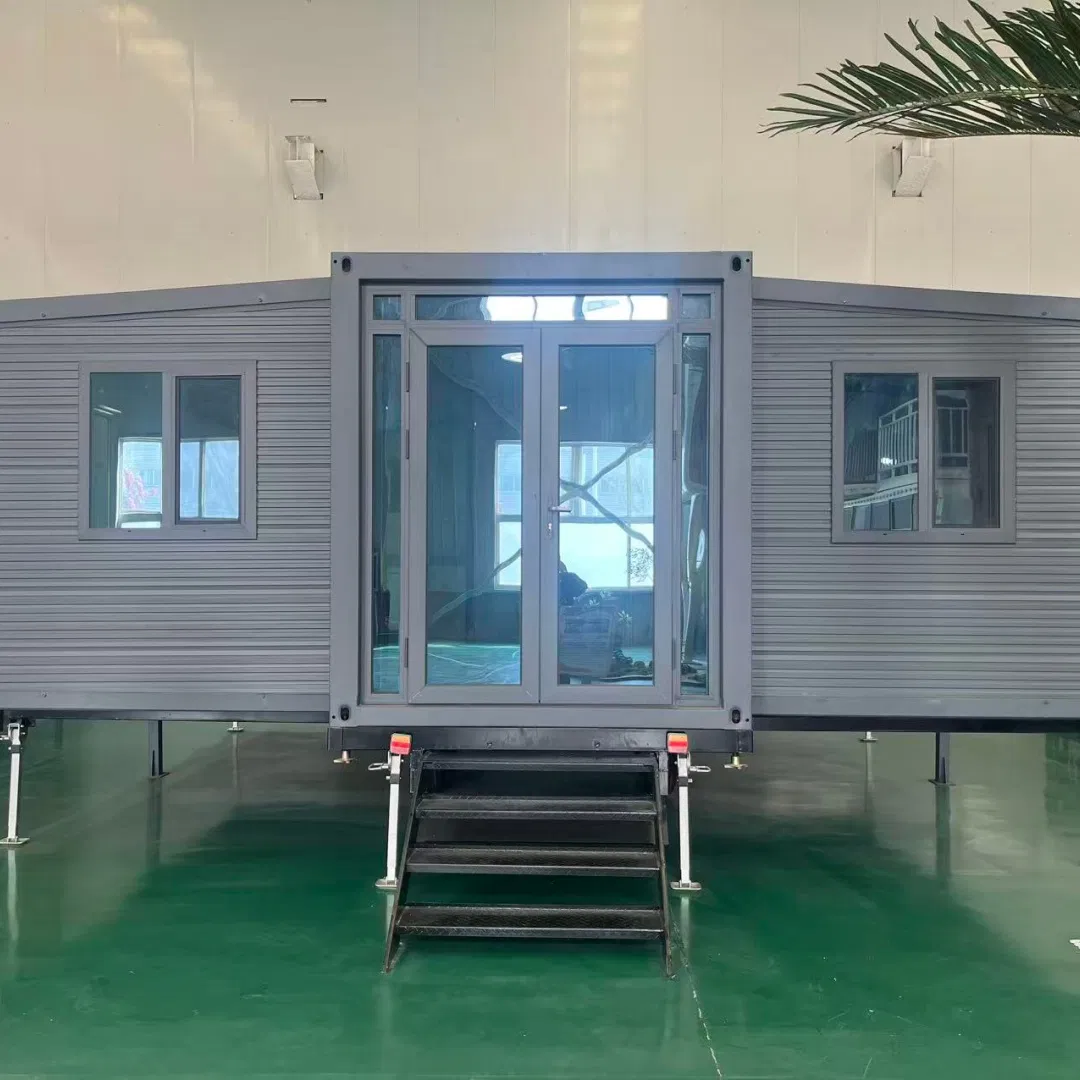 منزل حاوية قابل للتوسع 20FT/40FT، تصميم قابل للطي، للعيش، مصنع ISO