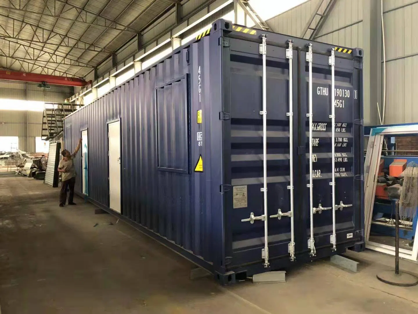 موفر صيني فندق حاويات شحن modular على شاطئ رملي