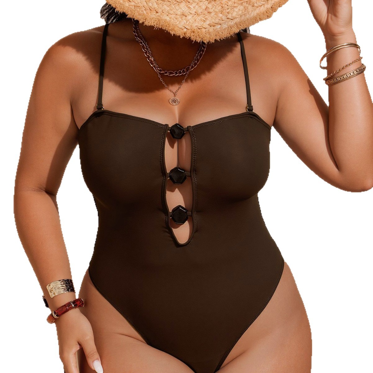 PASUXI New Fashion Design Custom Logo High Waisted Women One Piece Swimsuit Sexy Bikini Luxury Girls Swimwear Beachwear