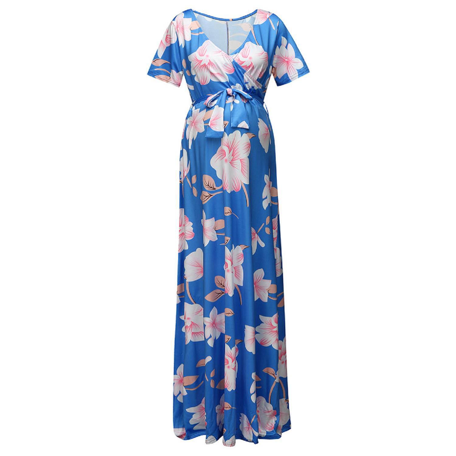 Maternity Dresses Maternity Wear Summer Maternity Clothing Floral Pregnant Dress