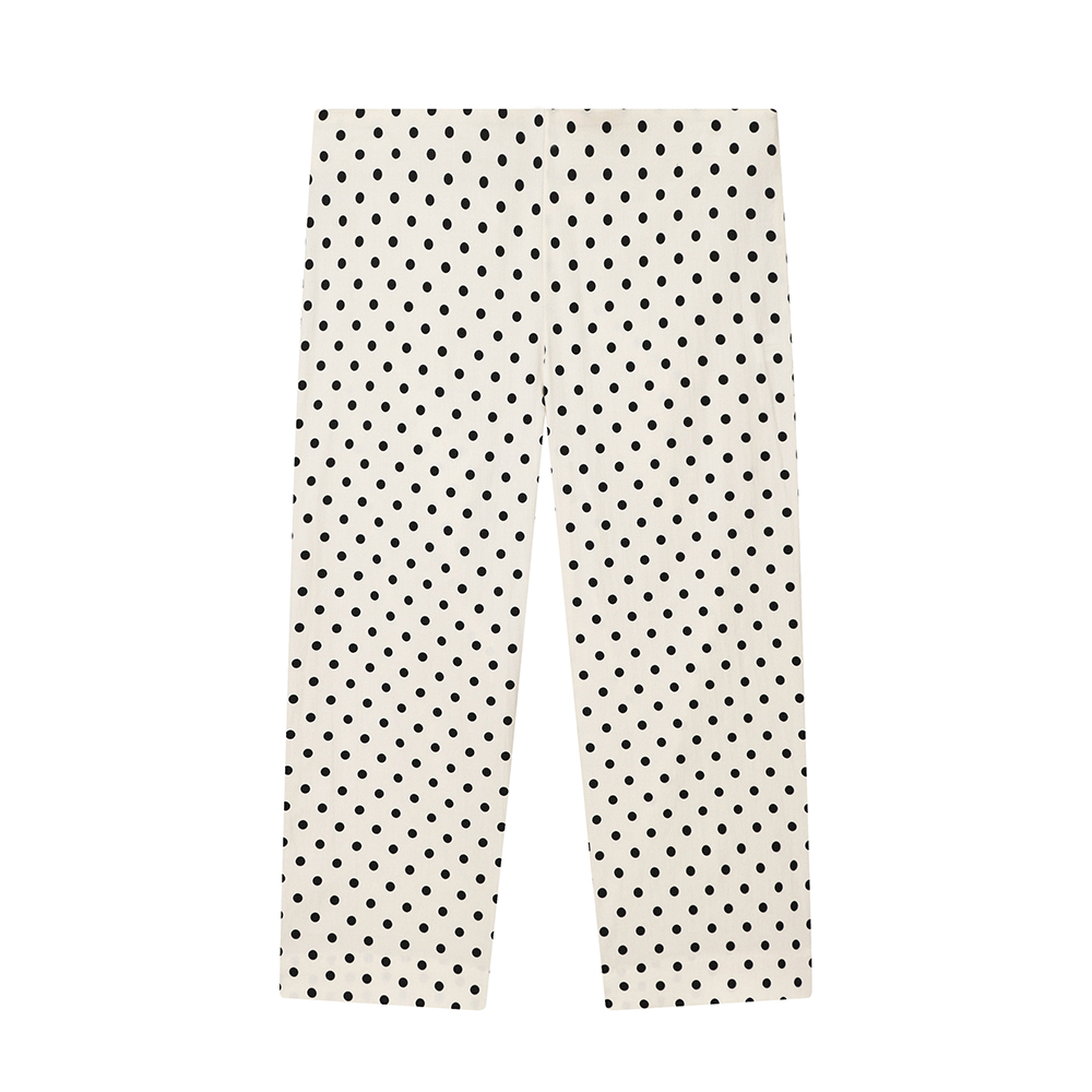 PB&amp;ZA Women's Summer Casual Pants Trousers for Ladies New Chic Polka Dot Mid-Calf Mid-Waist Slim Fashion Design Pants