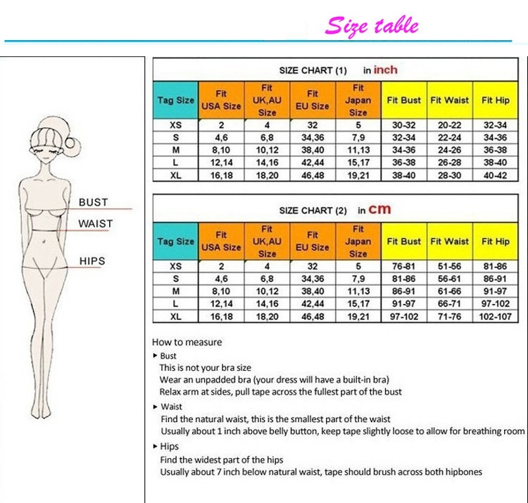 Size Guide Graphic