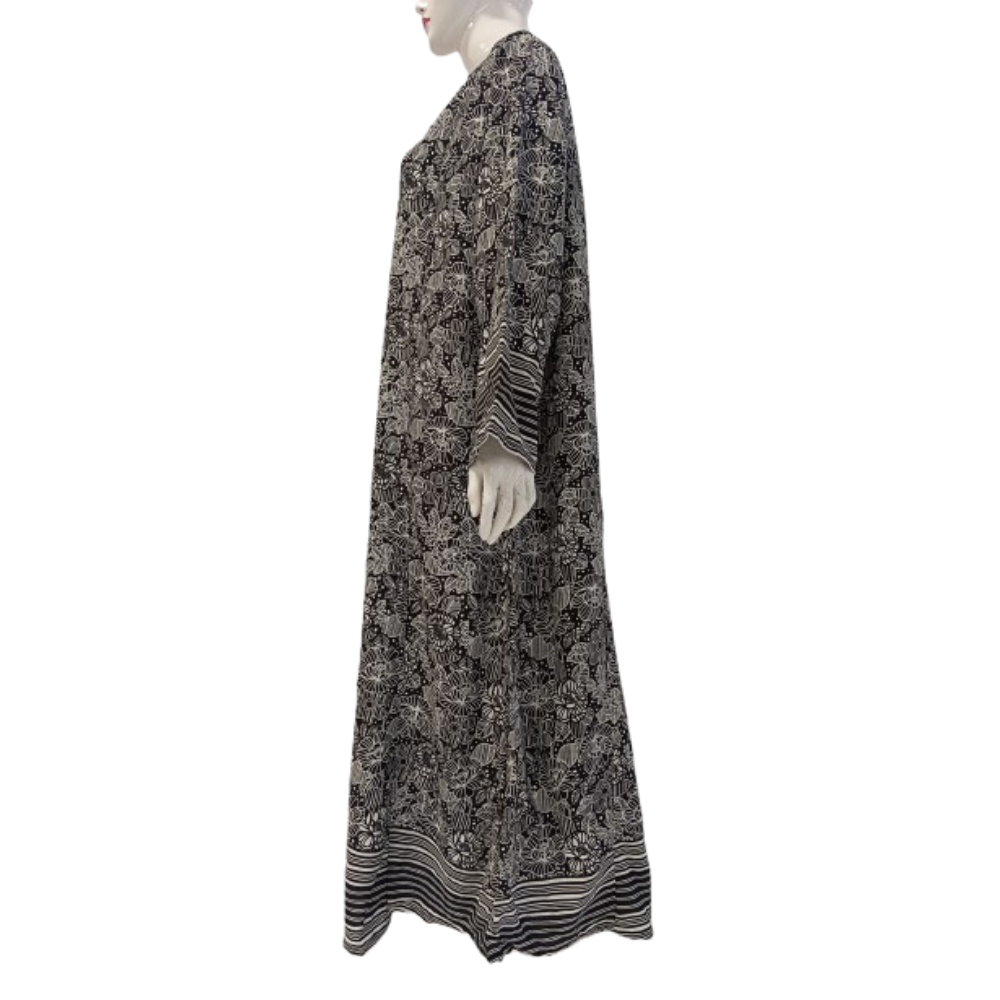 Women Modest Simple Asymmetrical Evening/Formal Abaya Dress Floor-Length by Chrysanta