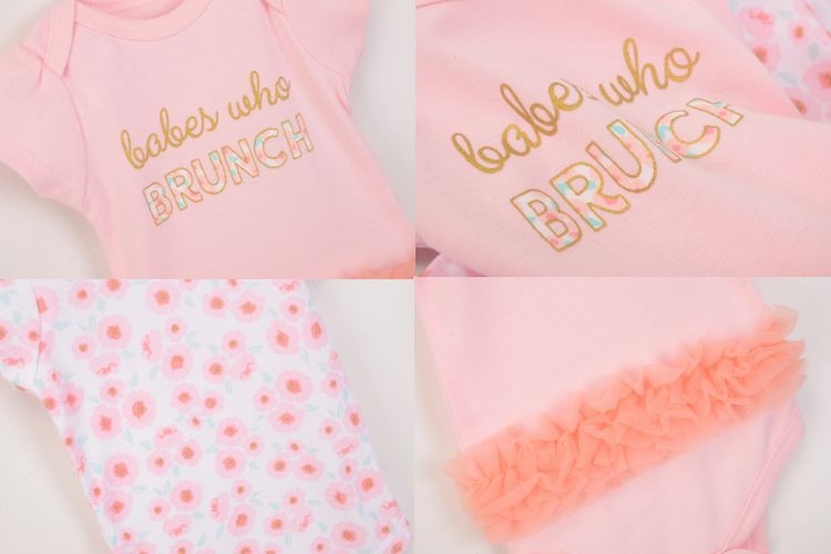 2020 Little Treasure Short Sleeve Baby Clothes Girls Romper Cotton
