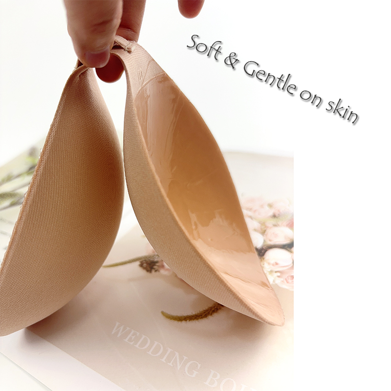 Elastic Adhesive Knitted Eco-Friendly Bra Invisible Backless Strapless Thin Breathable Silicone Push for Women Party Wedding