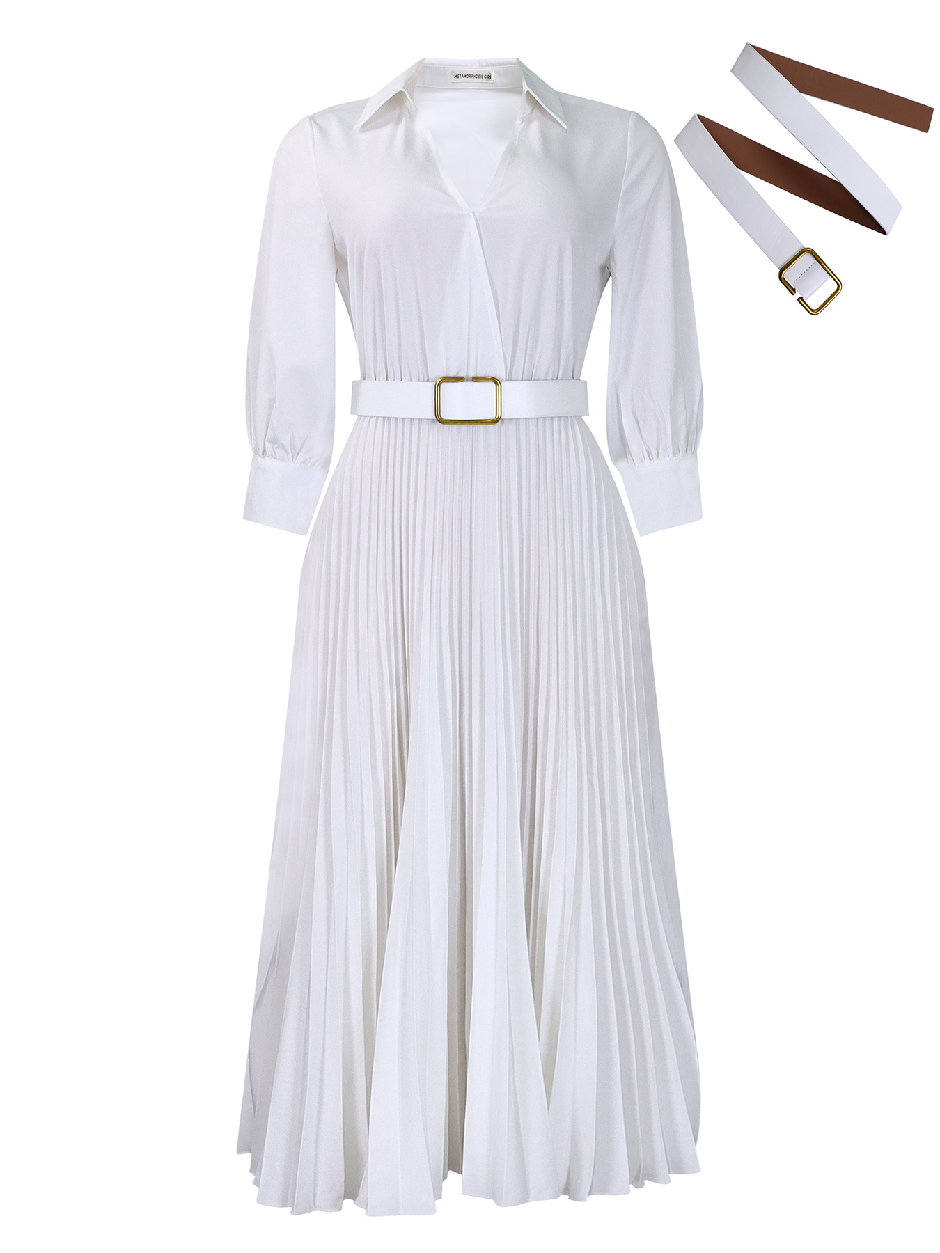 Female Clothing Red Casual Autumn Customized Logo Long 3xl 2024 White Elegant Women's Dresses Plus Size