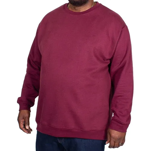 Custom Wholesale Big and Tall Men's Crewneck Sweatshirt Clothing Oversized Pullover Fleece Sweatshirt 6XL 8XL