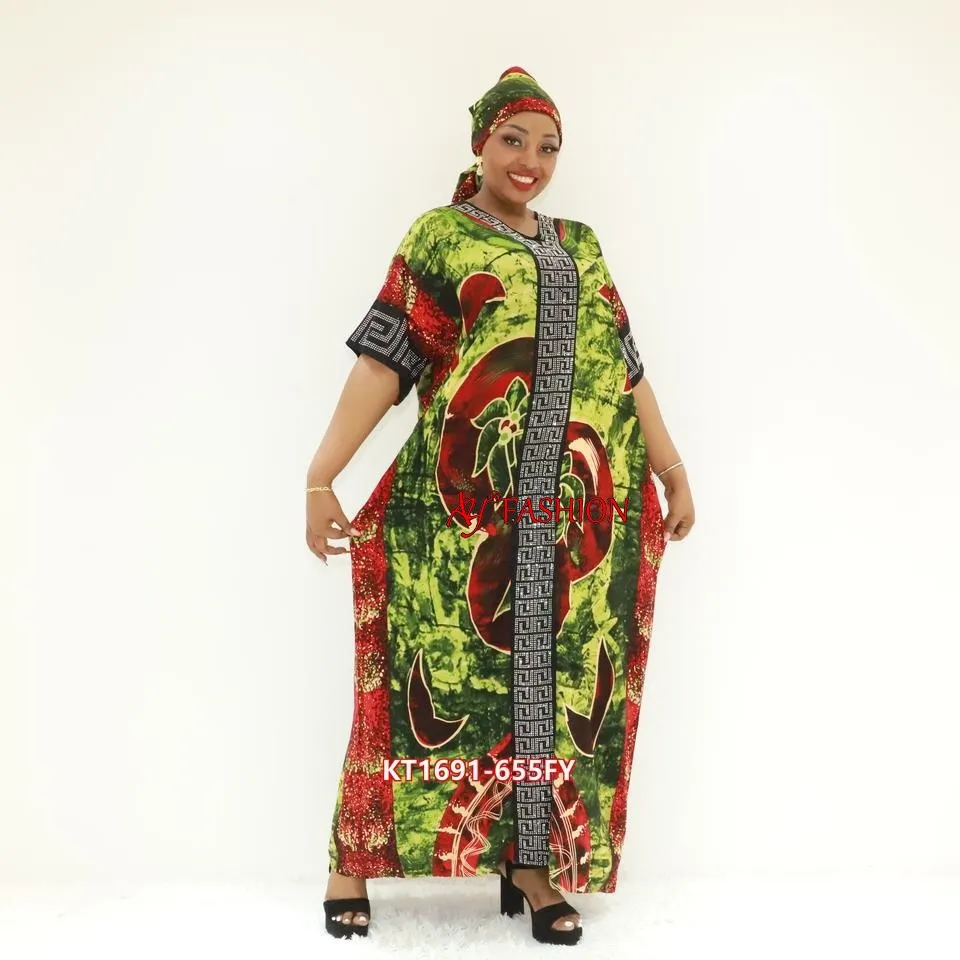 Woman Ethnic Wear Modest Wear Kt1691-655fy Ghana Clothing Dashiki Dress