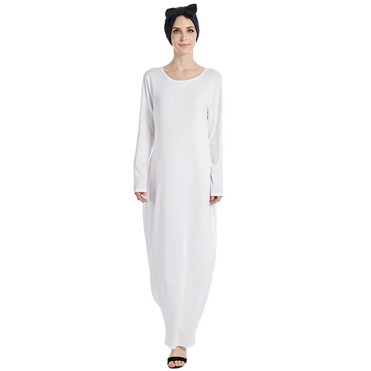 Women Muslim Dress Abaya Price Women Fashion Maxi Dress Islamic Modest Wear Girl Base Shirt Under Skirt