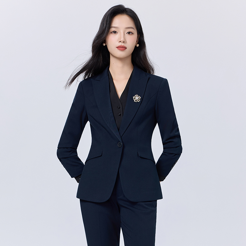 Business Suits Office Women's Work Clothes Women's Formal Jacket and Pants Two-piece Suit