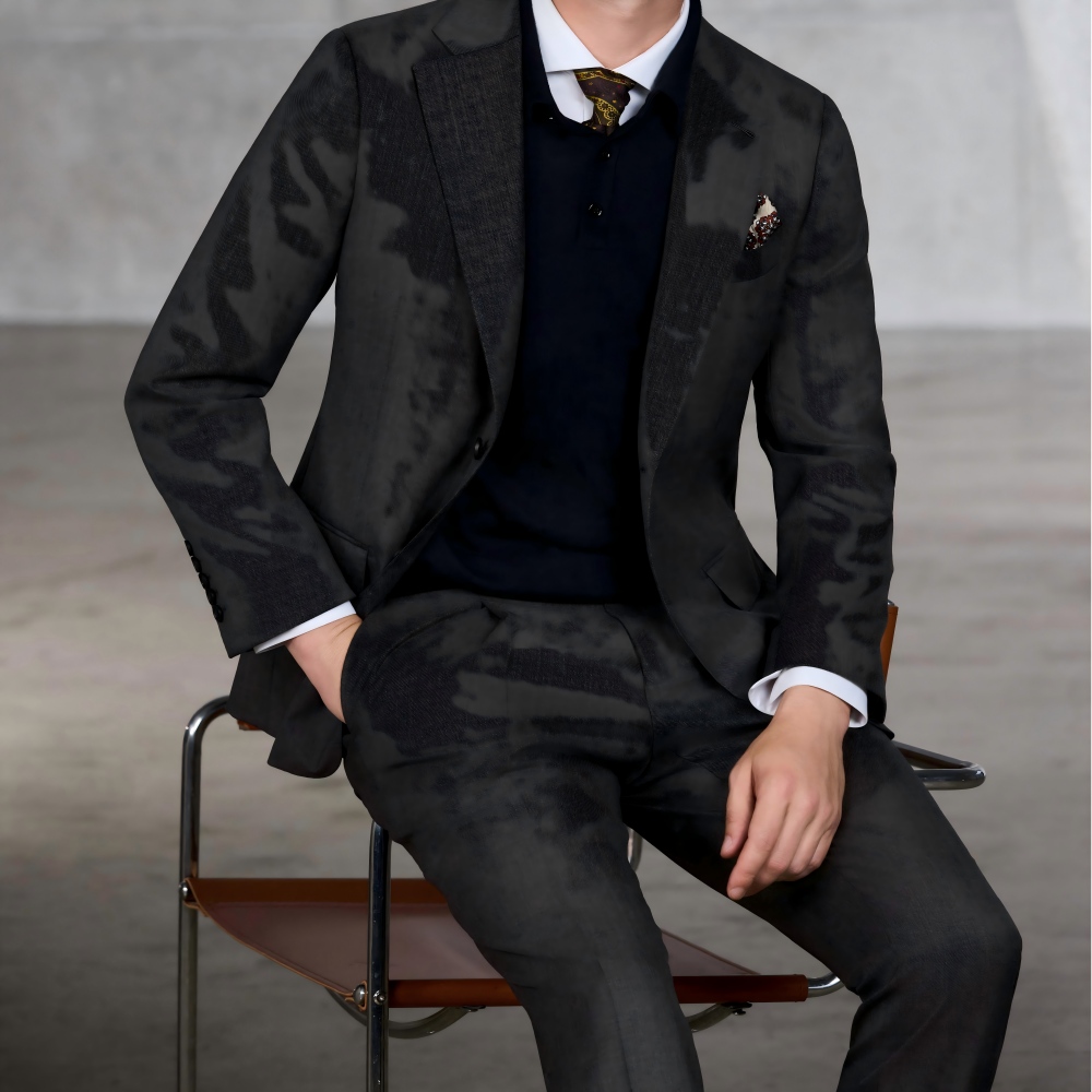 Pieces Style Elegant Professional Men's Office Slim Fit Casual Suit for Business &amp; Bank Staff Office Uniforms Suit