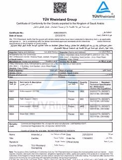 Quality Standard Certification Document 2