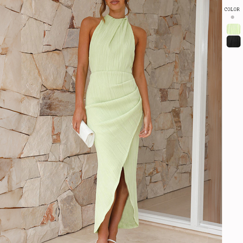 Summer Party Formal Gowns Evening Dresses Women Elegant Sleeveless Long Dress