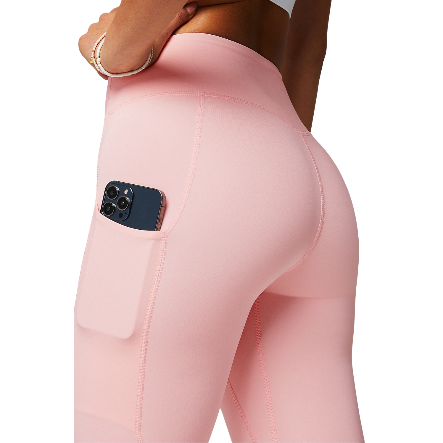Women's High-waisted Yoga Pants Featuring A Seamless Front Design Suitable for OEM/ODM Casual Activewear with A Comfortable Fit