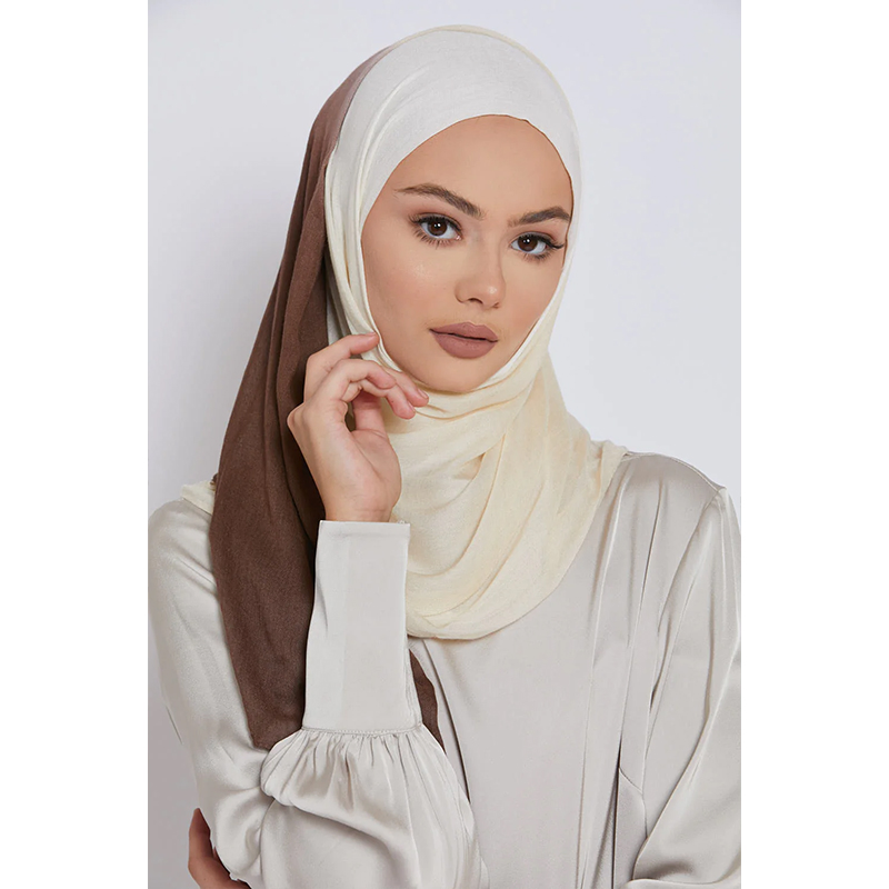 Custom Muslim High Quality Gradient Color Soft Hijab Modest Fashion Ombre Hijab
