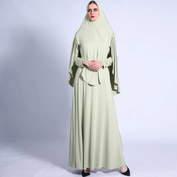 Muslim Women Hijab Dress Two Pieces Abaya Design
