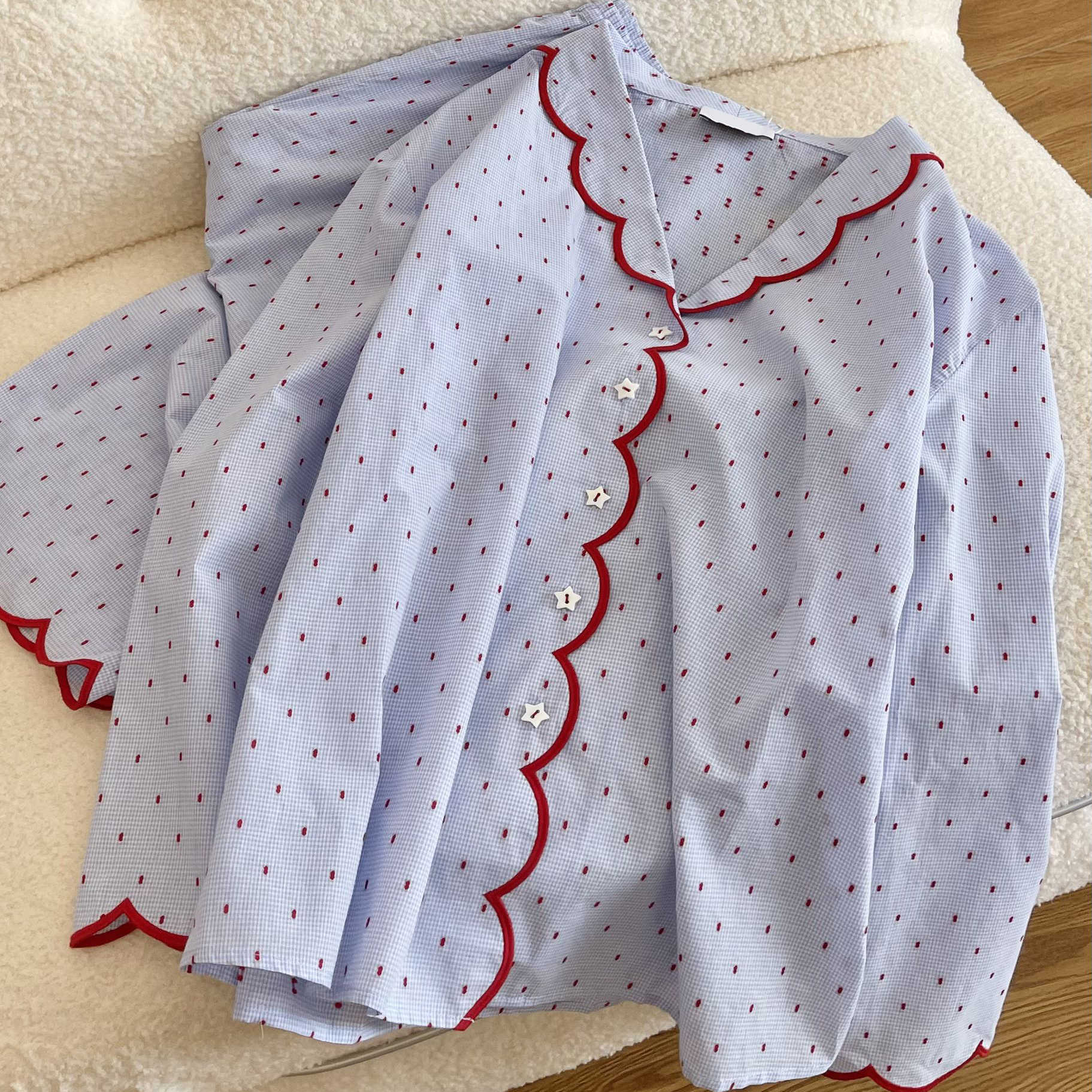 Sleepwear Women French Style Long Sleeve Pajamas Women Spring Autumn Pants Homewear Set