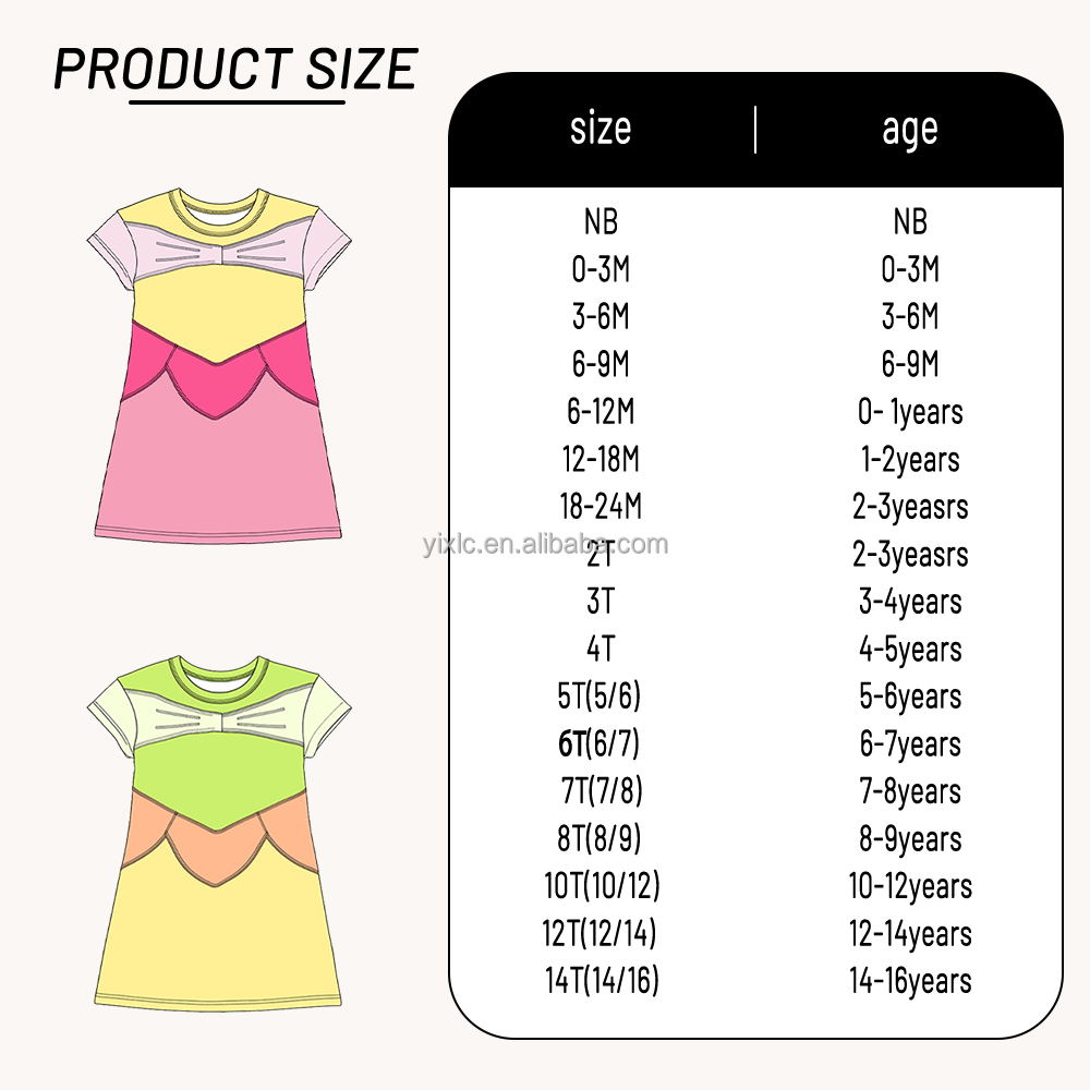 Girls Sports Yoga Dress Short Sleeve Color Block Tennis Dress Built-In Shorts Small Batch Custom Kids' Dresses