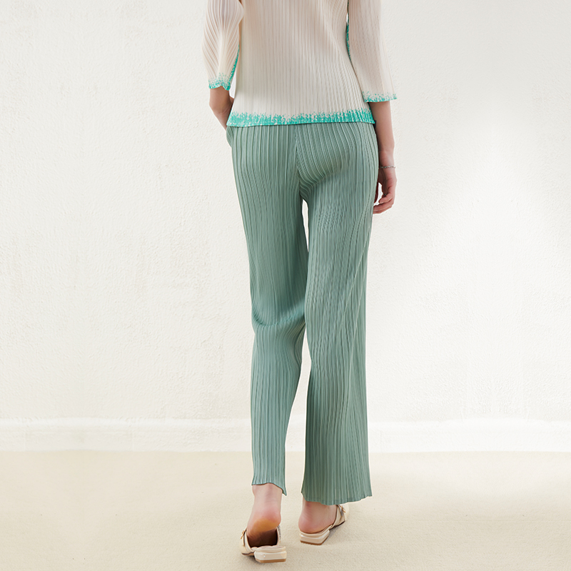 Miyake Pleated Top Selling Summer Loose Pants Pleated Women Casual Pants Women's Pants &amp; Trousers