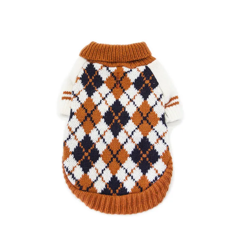 Hot Selling Christmas Pet Cat Dog Sweater Warm Dog Winter Knit Clothes