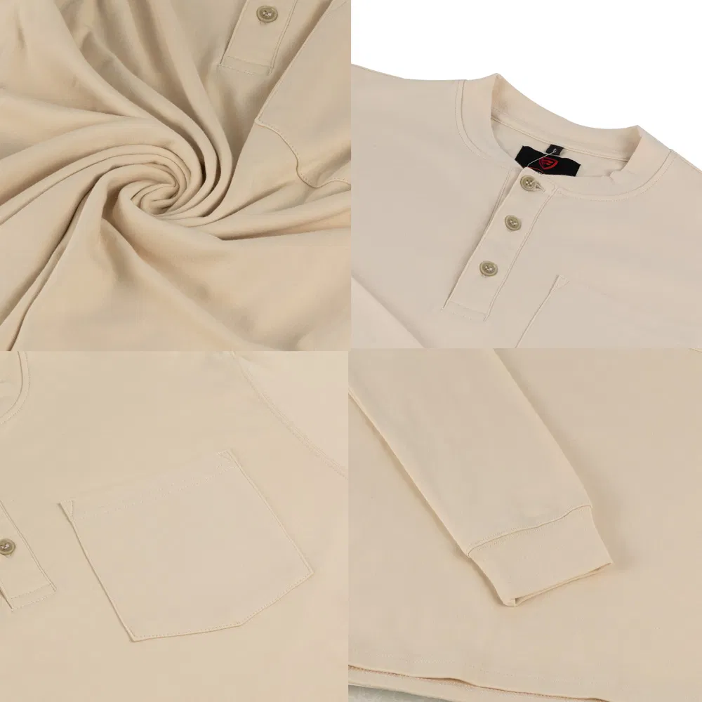 Flame Retardant Wildland Firefighting Nomex Work T-Shirt Knitted Fire Resistant Working Clothing